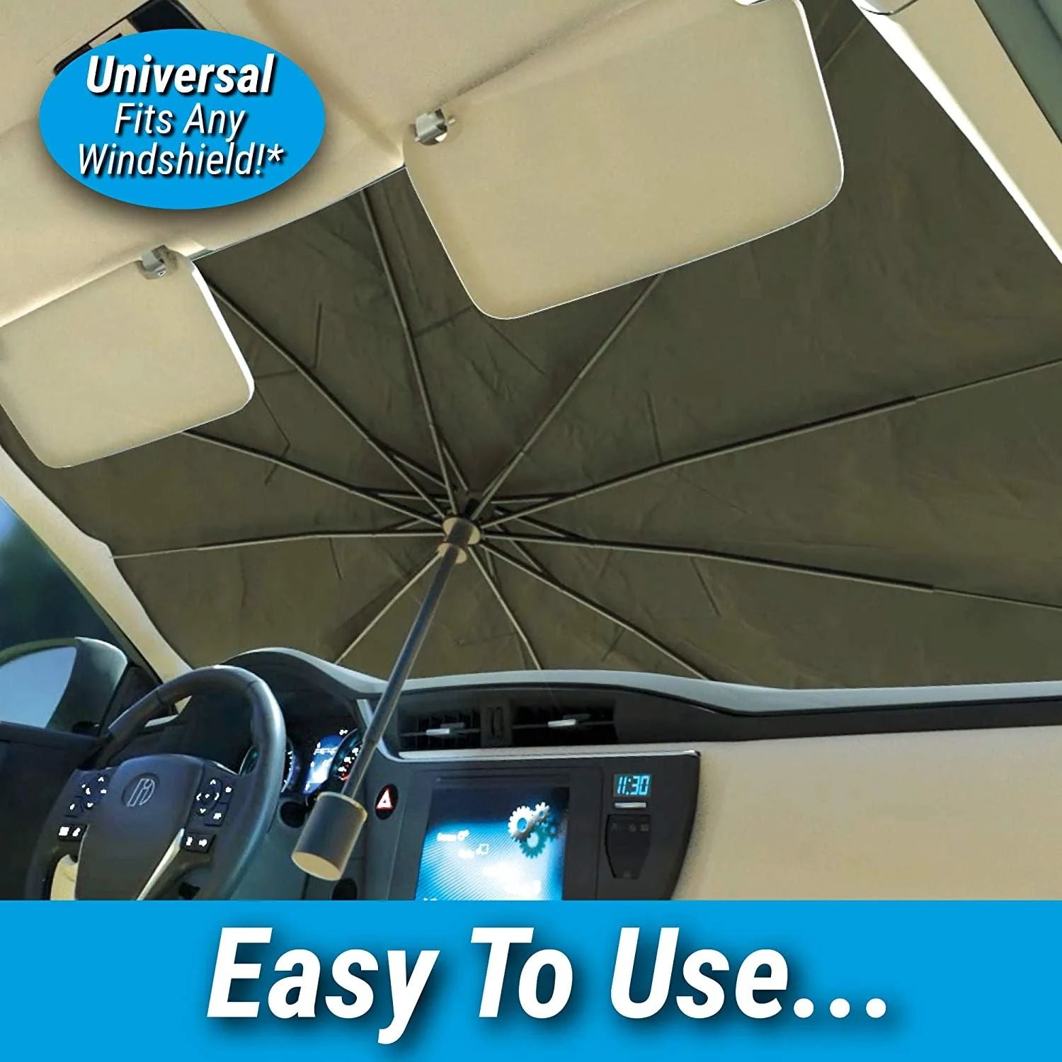Car Windshield Sun Shade Foldable Front Window Cover